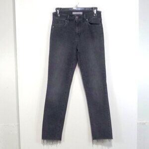 JOE'S JEANS SIZE 27 HI RISE STRETCH JEANS BLACK